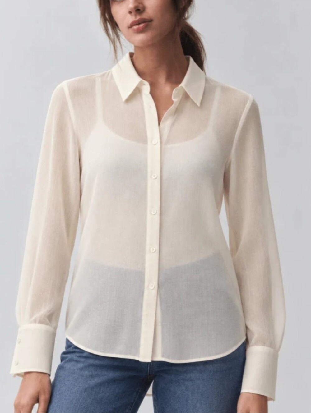 VTG 90s Charter Club 100% Silk Blouse NWT Deadstock